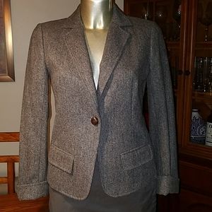 J. CREW Herringbone Blazer